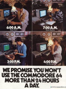 Commodore 64 24 hours a day